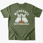 witnesses T-shirt - Military Green - Heartfur