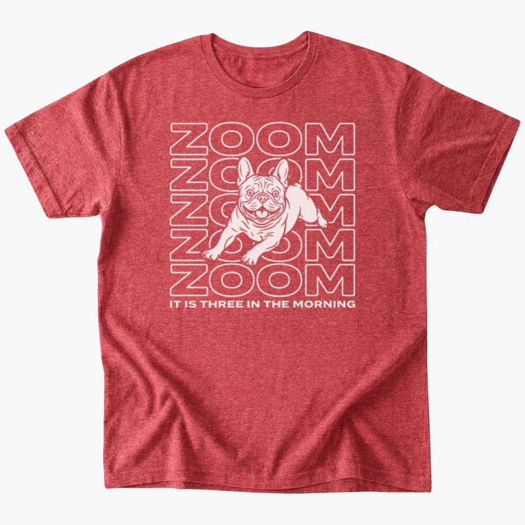 Zoom T-Shirt - Heather Red - Heartfur