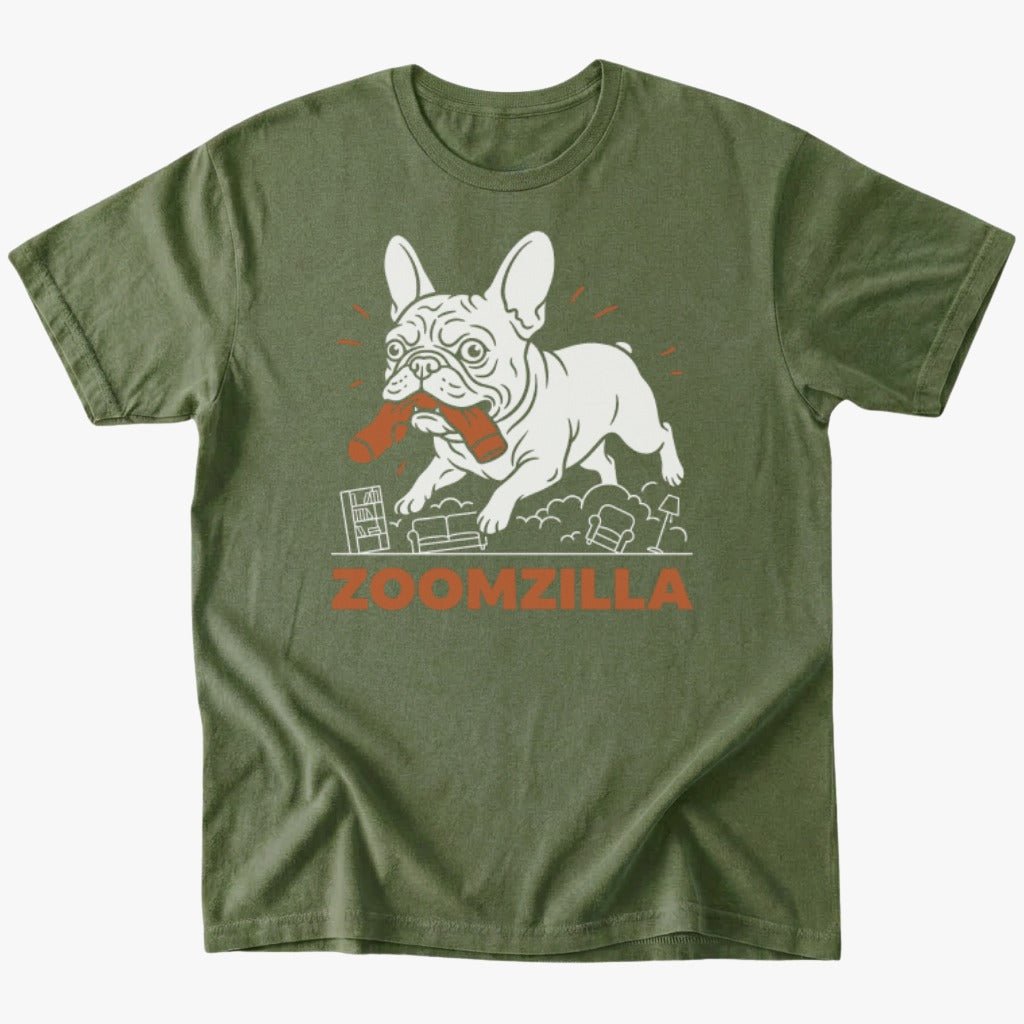 Zoomzilla T-shirt - Military Green - Heartfur