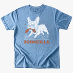 Zoomzilla T-shirt - Heather Indigo - Heartfur